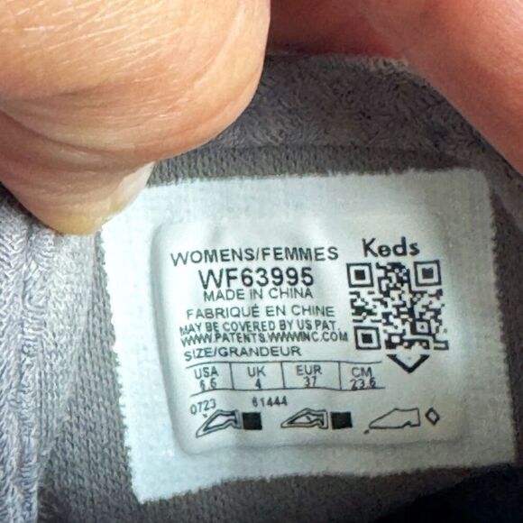 Keds Kickstart Jersey Lace-Up Sneaker Dark Grey Stitch Fix NWT Size 6.5 - Picture 10 of 10